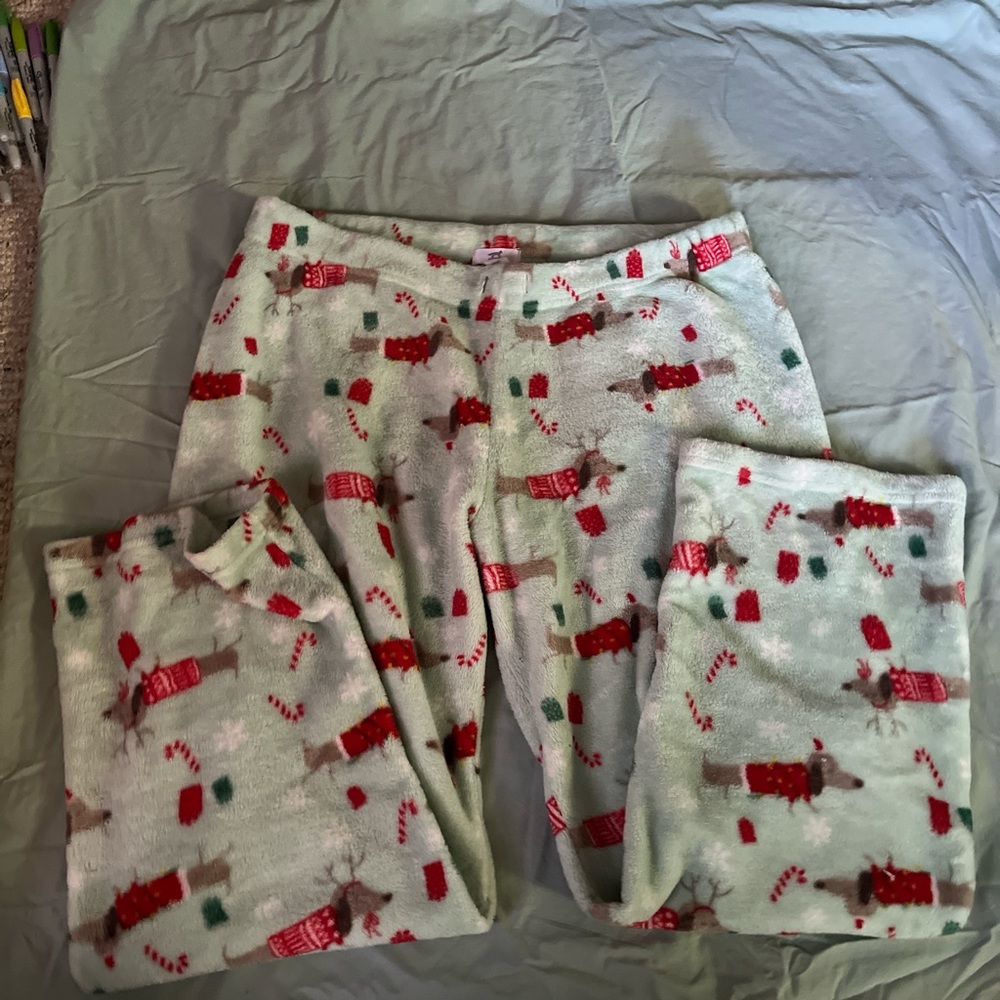 Christmas fluffy pajama pants